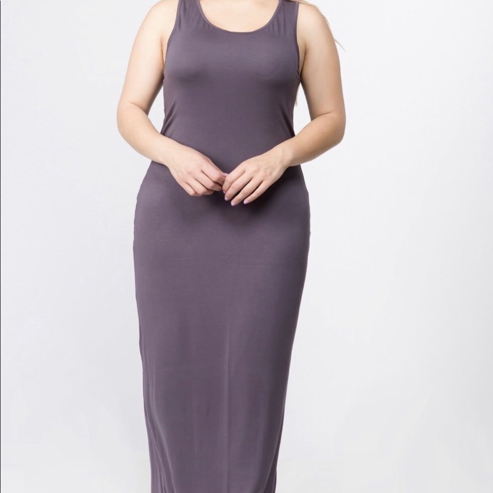 Charcoal Maxi Dress